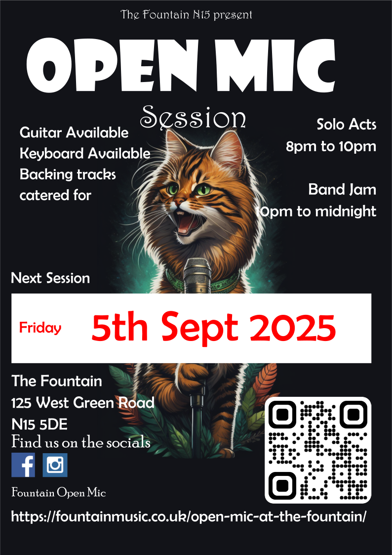 Fountain Open Mic Sept 2025